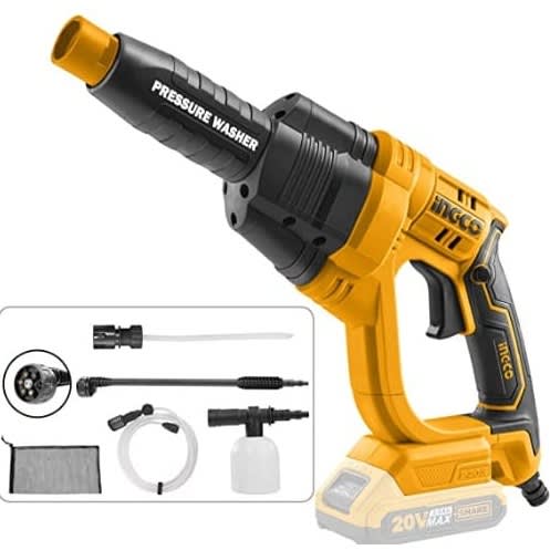 Ingco Cordless Pressure Washer - 20V - Lithium-Ion Power Washer