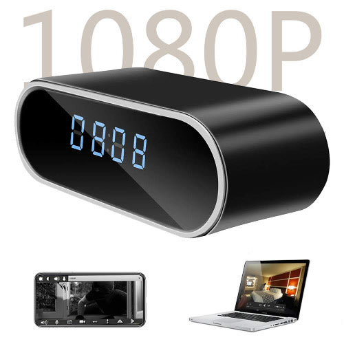 Hidden Camera Clock - Daretang Hd 1080p Wifi Hidden Spy Camera Alarm Clock Nanny Cam Cctv