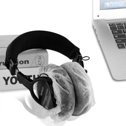 50 Pairs Disposable Hygienic Sanitary Earpad Covers For Small Headphones And All Headsets