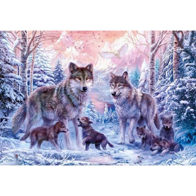 12 * 16 Inches/30 * 40Cm Diy 5D Diamond Painting Kit Wolves