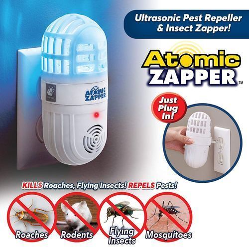 Atomic Zapper 2-in-1 Ultrasonic Pest Repeller & Bug Zapper