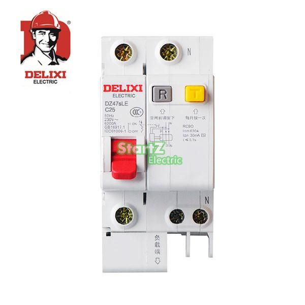 20A 32A 25A 1P+N Circuit Breaker 10A 16A RCBO 63A 40A RCD