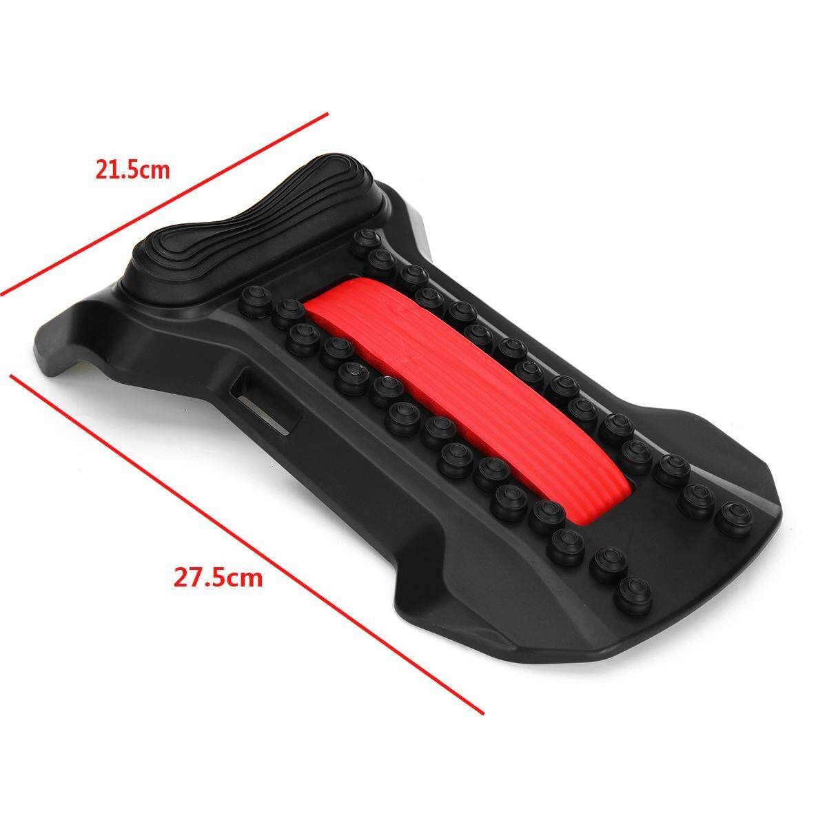 2 In 1 Back Stretcher Tool Fitness Stretch Stretcher Lower Lumbar Neck Massage Spine Corrector Chiropractic Red
