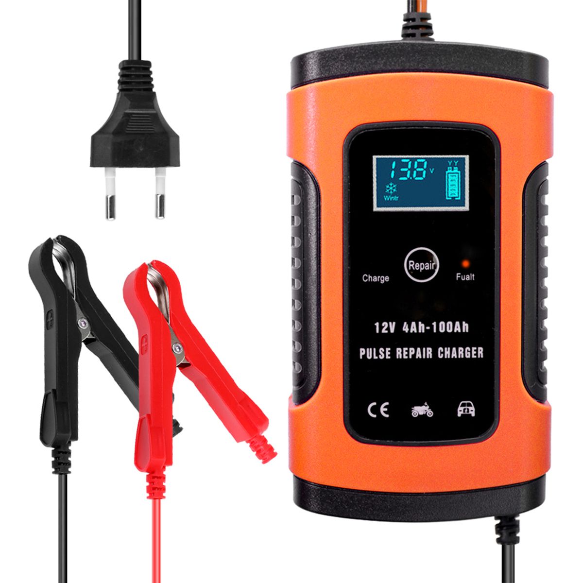 12V5A Full Automatic Car Battery Charger Fast Power Charging