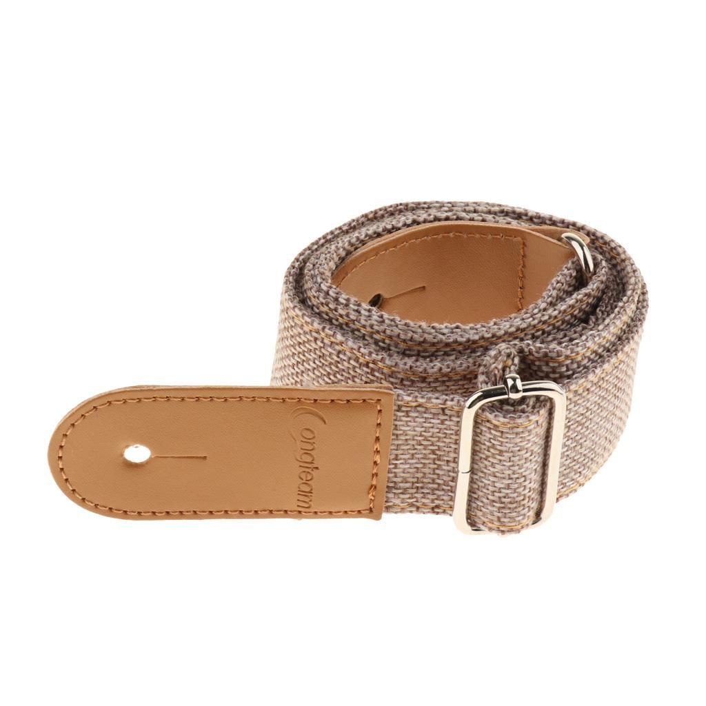 Adjustable Ukulele Strap Belt With PU Leather Ends For