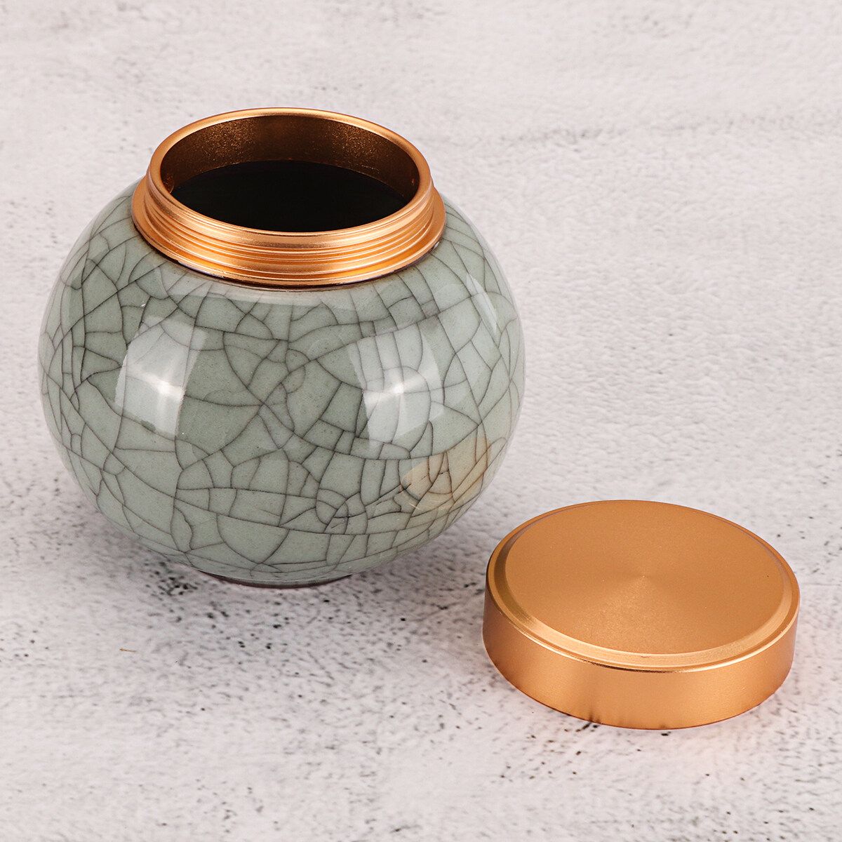 Ceremic Funeral Cremation Pet Ash Urn For Dog Cat Small Memorial Holder Pot Pattern 3