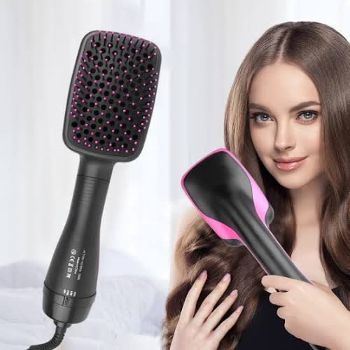 Electric Hair Brush And Dryer - Revamp Wigs And Straightener - 1100W