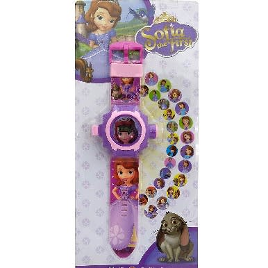 Kids Projector Watch With 24 Images -Sofia The First Design