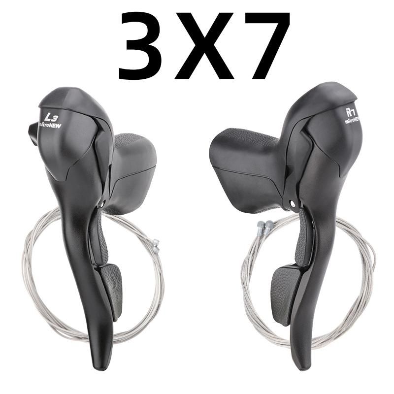 Micro Road Bike Shifter 3x7 3x8 3x9 3x10 Speed Brake Levers Bicycle 2x7 2x8 2x9 2x10 Speed Front Derailleur For Shimano