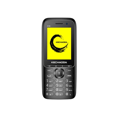 Kechaoda K105 Dual Sim, 2.4 Inches Feature Phone Black