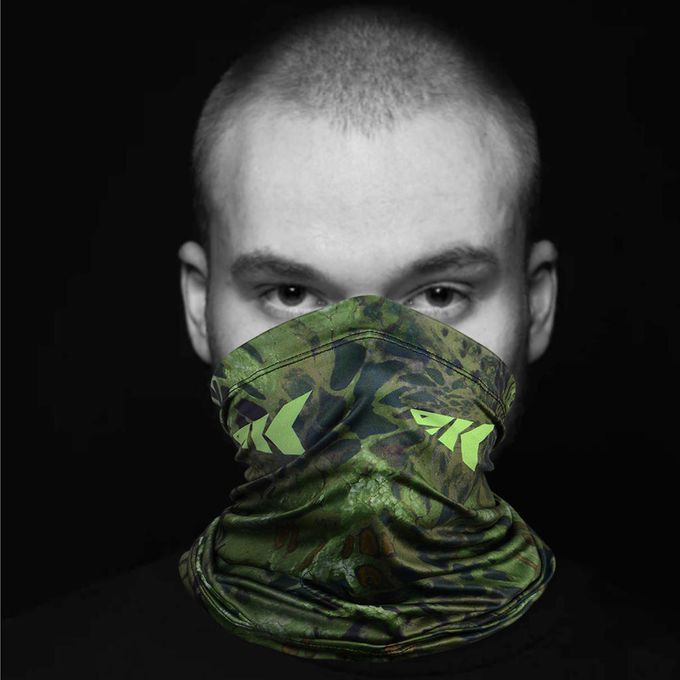 Cycling Face Cover Green