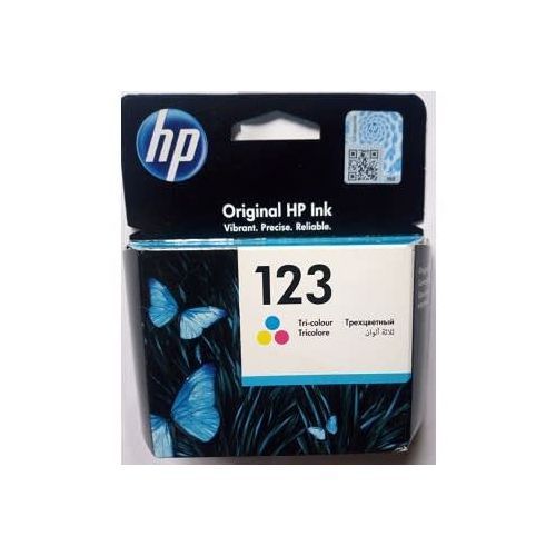 100%  Original 123 Tri-color Ink Cartridge - F6V16AE
