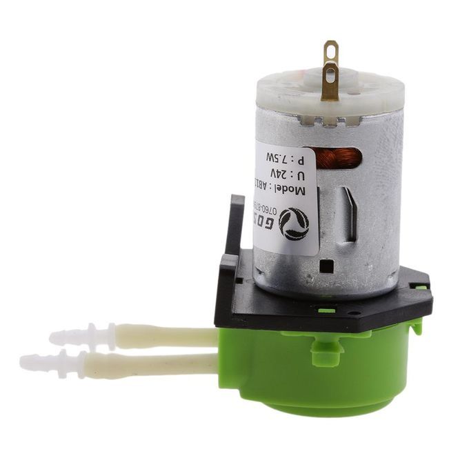 Peristaltic Metering Pump  Hose Miniature Pumping Green Green