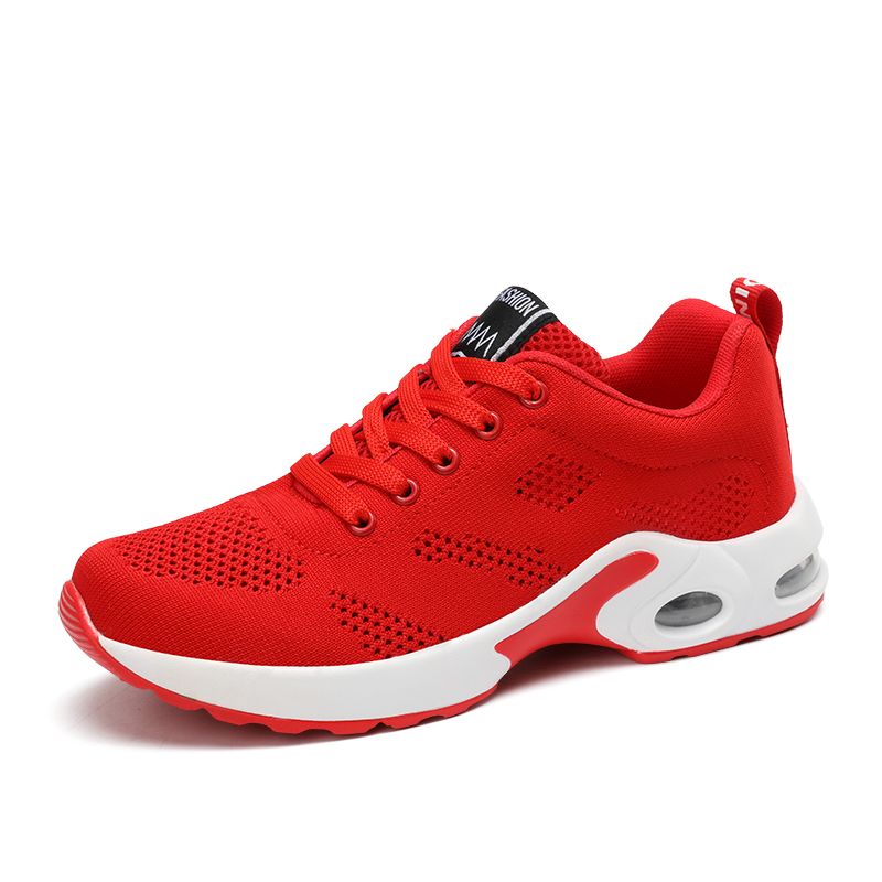 Big Size Womens Sneaker Female Dancing Shoes-Red