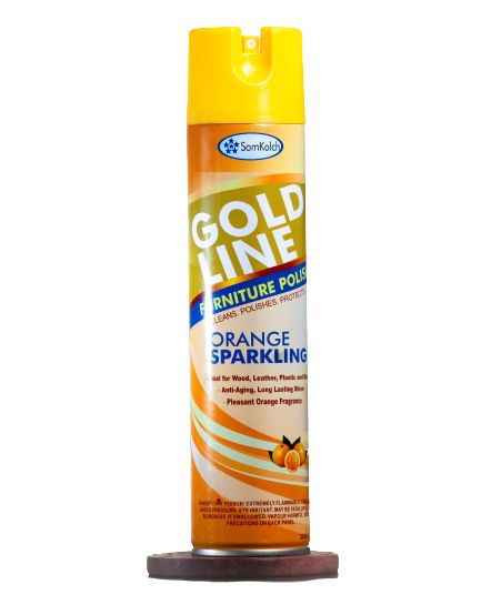 GoldLine Furniture Polish 300ml - Orange Sparkling