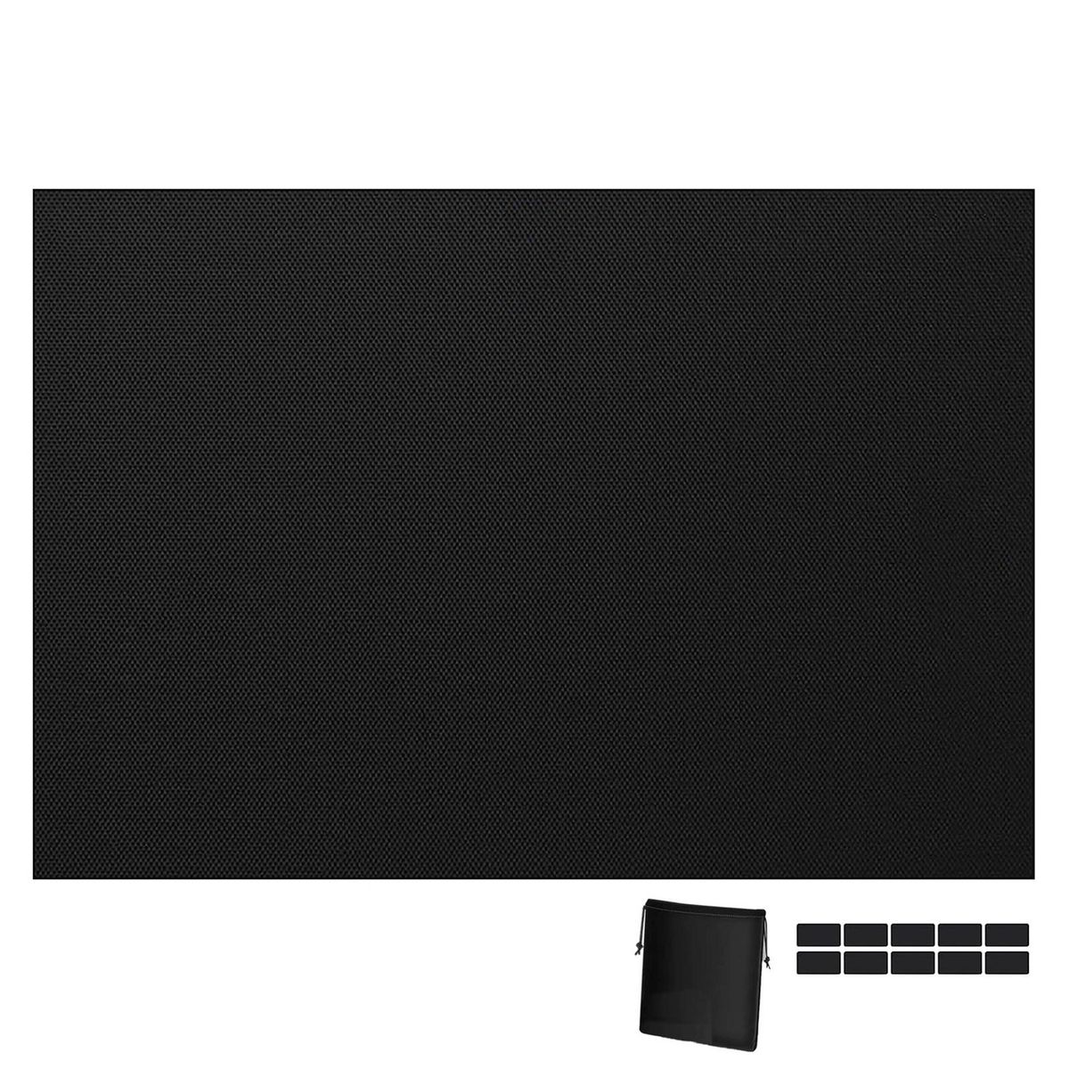 Portable Blackout Curtain Set Removable Travel Window Blind for Light