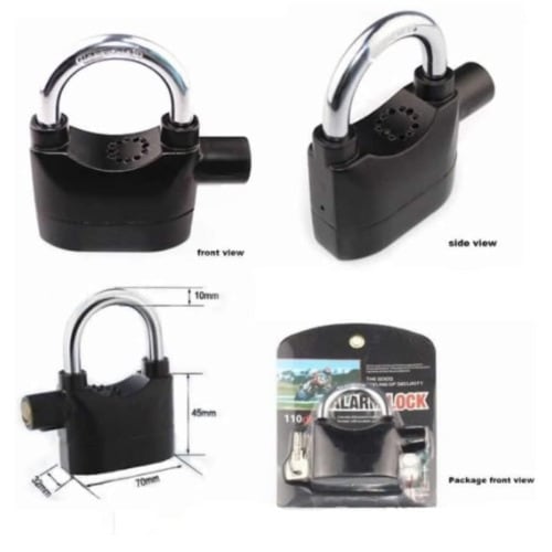 Anti Theft Alarm Security Padlock