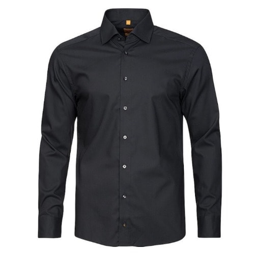 Men's Formal Dress Shirt  - Black