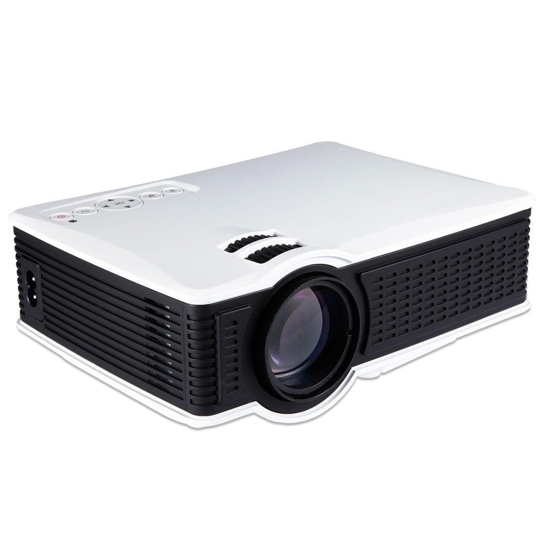 LY-40 1800 Lumens 1280x800 LED Projector, Support AV & USB & VGA & HDMI (White)