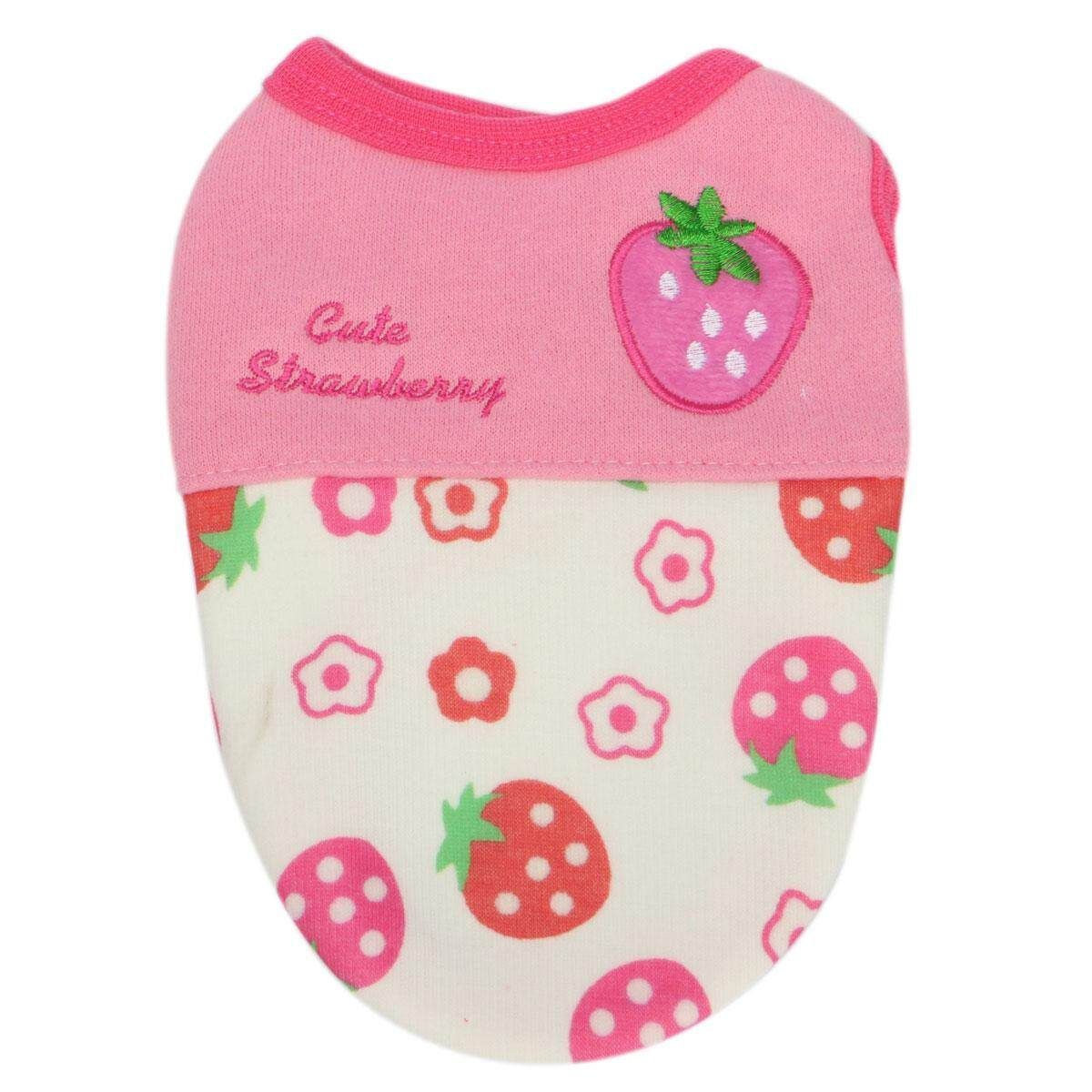 Pet Small Dog Puppy Cat Apparel Winter Coat Jacket Clothes T-shirt Costumes Pink Raspberry S