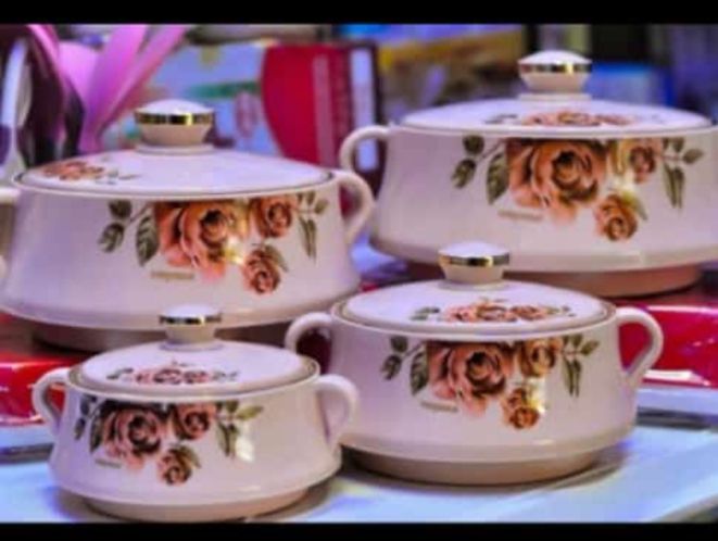 Insulated Serving Food Flask - 4 Piece Set