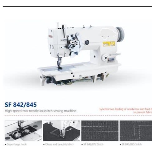 Industrial High Speed Sewing Machine Two Needle - 842