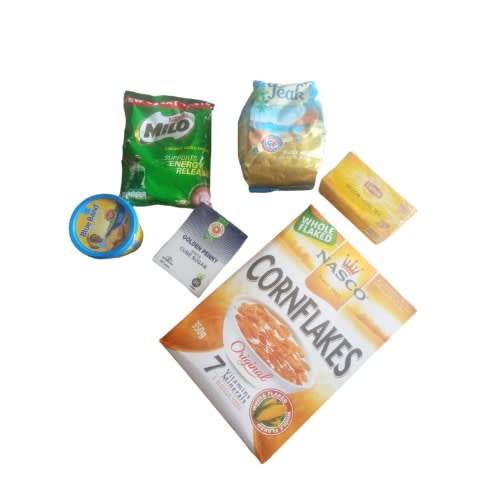 Breakfast Bundle - Milo & Peak - 400g + Cornflakes - 350g + Blueband - 250g - 6 In 1