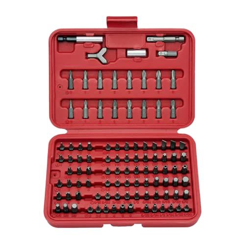 NEIKO 10048A Security Bit Set 100Piece Set  CrV Steel  14inc