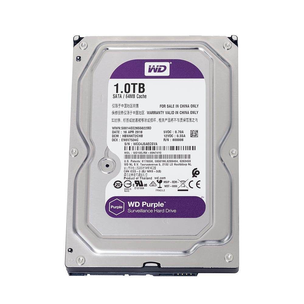 WD Purple 1TB Hard Drive Disk For Security System HDD 3.5 Inch SATA DVR CCTV PC