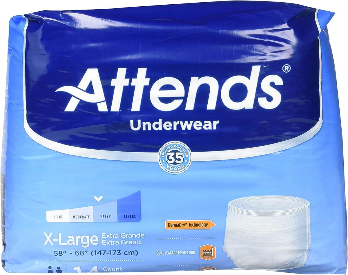 Underwear Extra Absorbency, X-Large - 14ct X 4