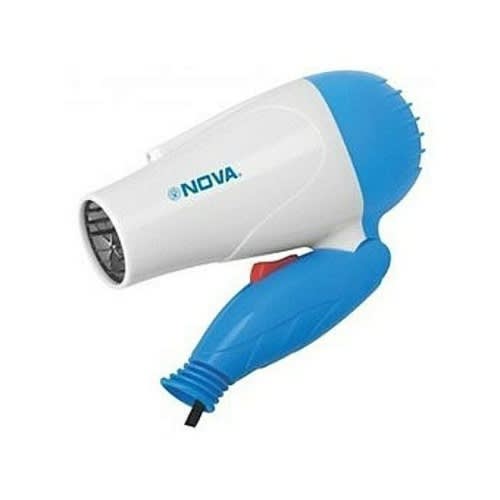 Mini Hand Hair Dryer - Blue - 1000w