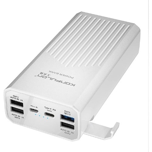 Portable Power Bank - 20w Usb-c Battery Pack With 5 Outputs /2 Inputs External Battery - 40000mAh