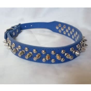 Spiked Studded Pu Leather Collar For Dogs