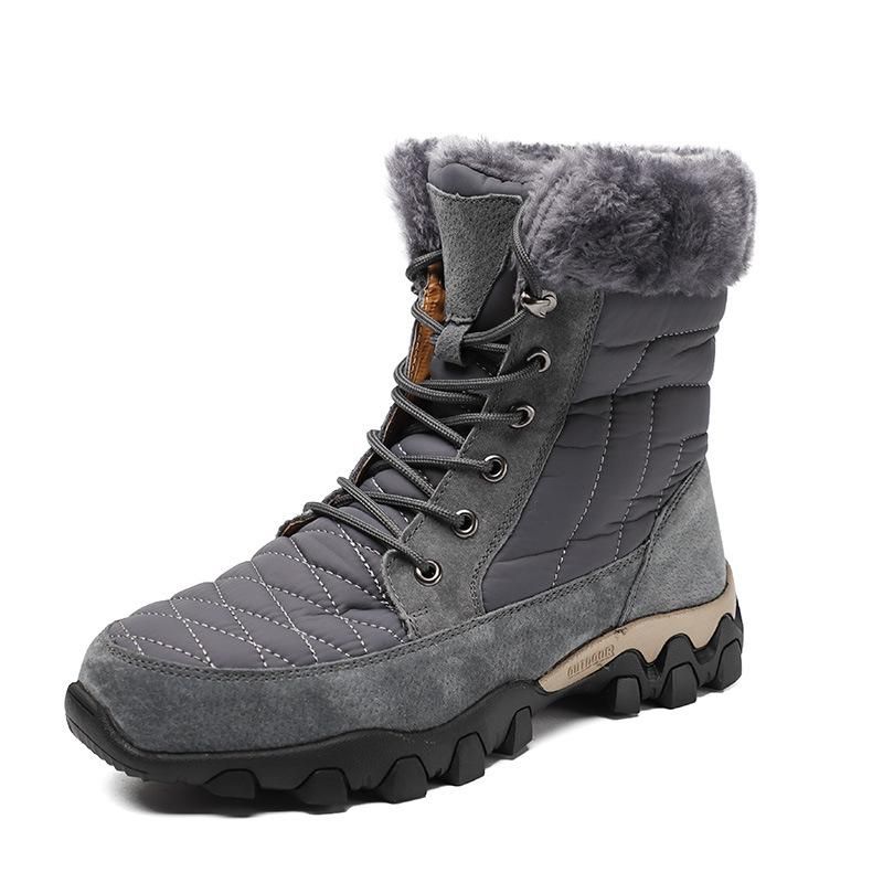 Winter Shoes Men Waterproof Snow Boots