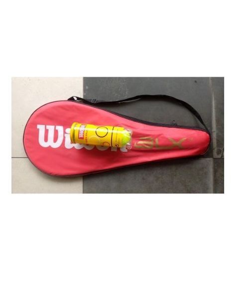 Wilson-Lawn Tennis Racket & Balls