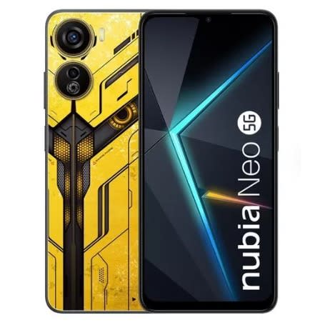 Nubia Neo 2 5G - 8GB RAM + 256GB ROM - 1080 X 2408 6.6'' - Android 13 - 4500mAh - Yellow