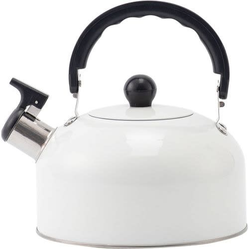 Stovetop Kettle High Steel Automatic Whistle Kettle - 3.0L - White