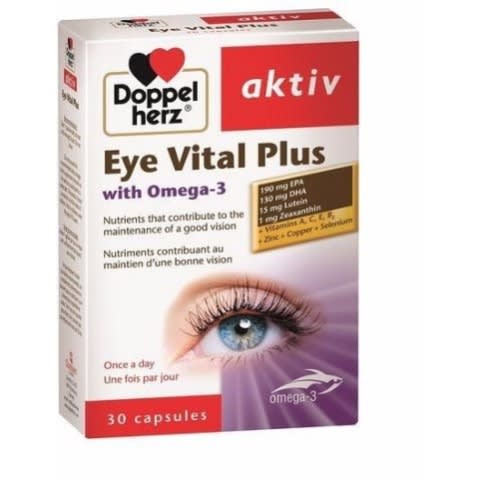 Doppelherz Aktiv Eye Vital Plus With Omega 3 - Vision Fatigue, Amd & Cataracts Prevention