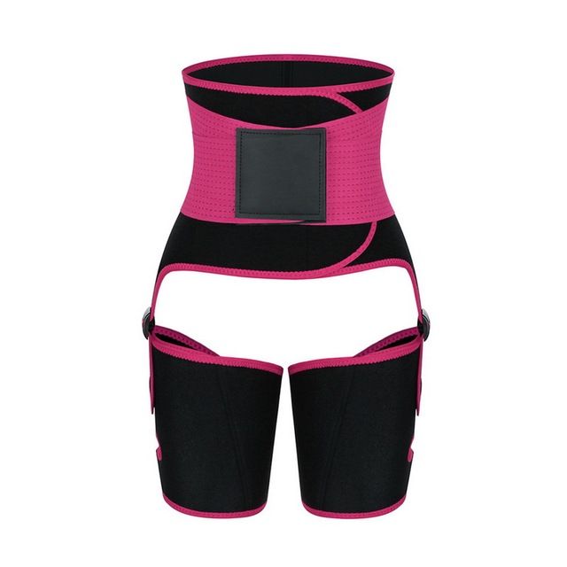 -Neoprene -Sweat -Slim -Thigh -Trimmer Style 3-rose Red_M