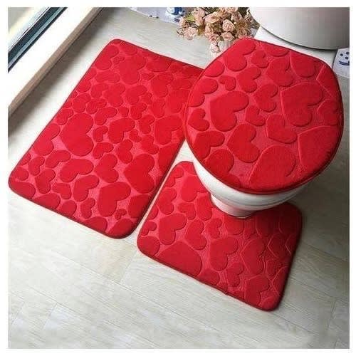 Bathroom Portable Floor Mat - Set of 3