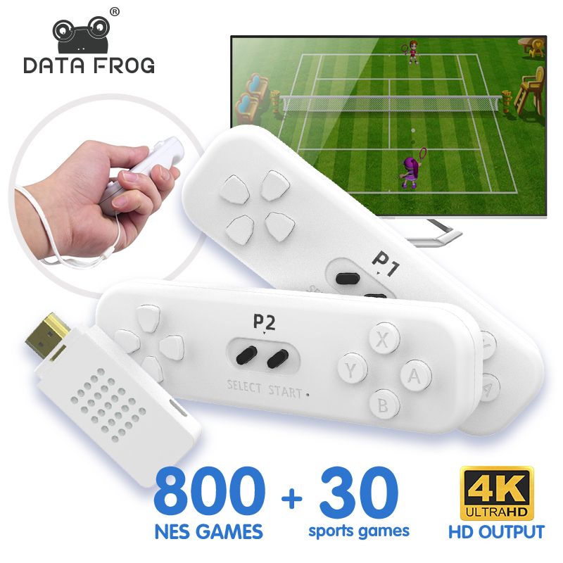 Retro Game Stick With 2.4G Wireless Controller 4K Motion Sensing Video Game Consoles