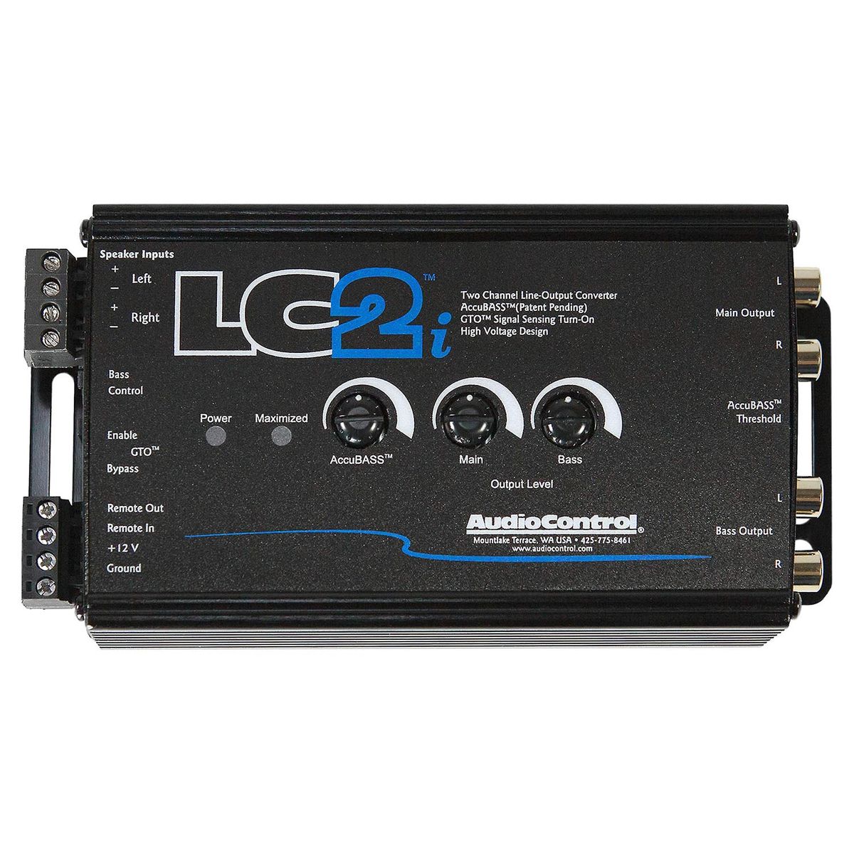 AudioControl LC2i 2 Channel Line Out Converter With AccuBASS