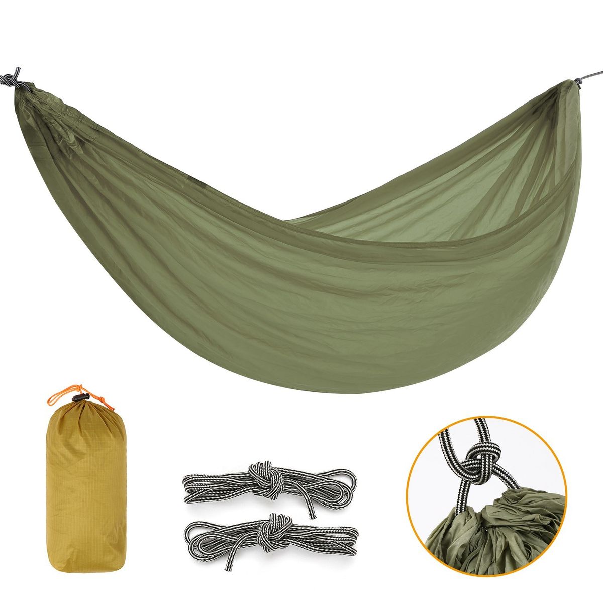 8.2 X 4.7ft Ultralight Hammock Portable Camping Hammock For