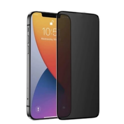 Privacy Silicone Edge Glass For iPhone 13 Pro Max