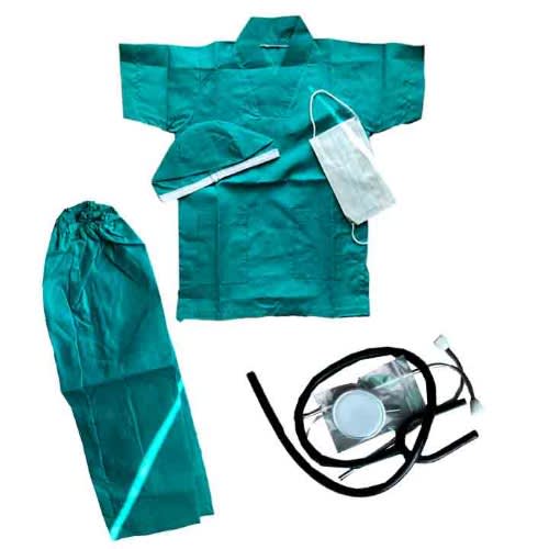 Unisex Surgeon Career Costume - Green
