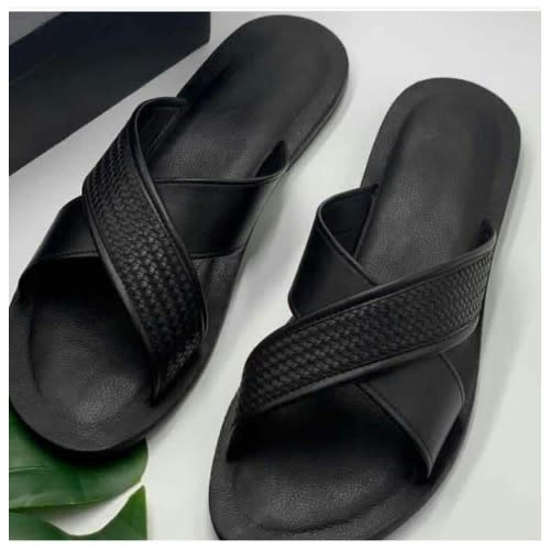 Realwon Black Male Slippers
