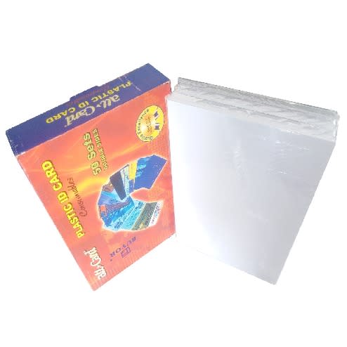 Plastic Id Card Consumable - 50 Sheets