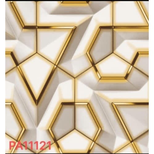 Wallpaper  3d Off White /gold 5.3square Meter