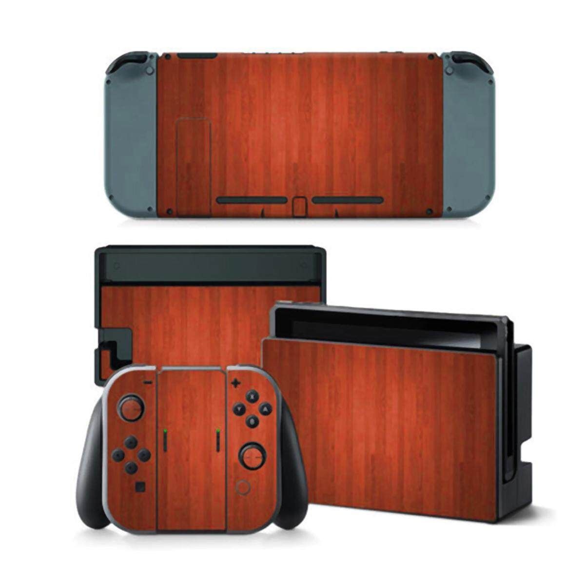 Oak Wood Stickers For Nintendo Switch