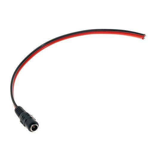 10 Pieces DC 12V Femal Power Supply Jack Connector Cable Plug Cord Wire 5.5mm X 2.1mm